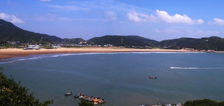 桃花岛塔湾景区