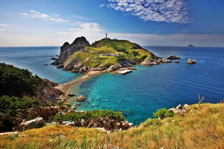 韩国丽水的美丽小岛—白岛,沙岛【韩国旅游61自然全南】