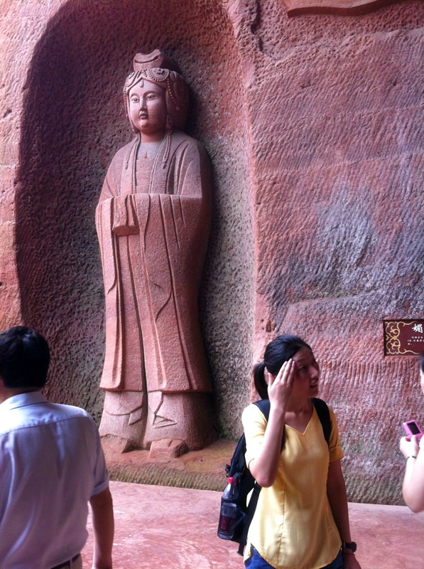 路人甲媚态观音终于到了都生锈了热啊爬上去还是很累都在下连心山傻样