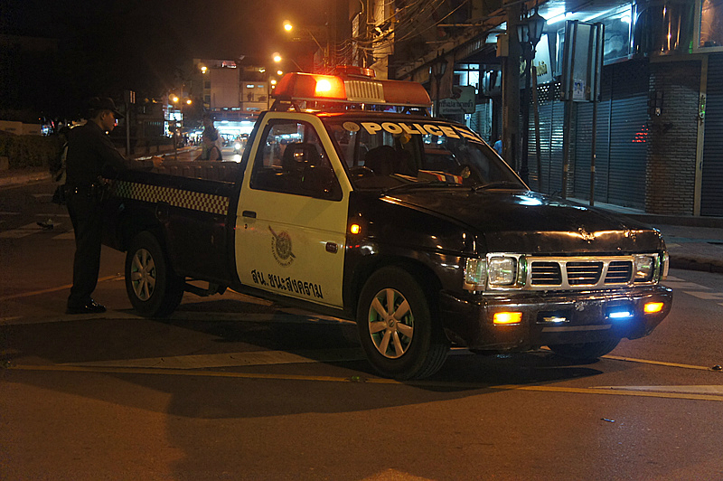 泰国警车车牌图片