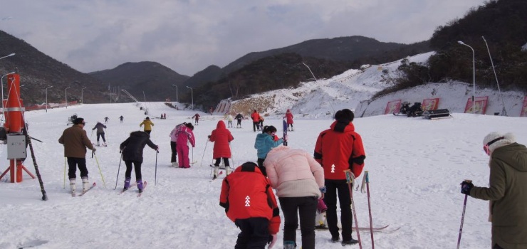 浏阳大围山野外滑雪场