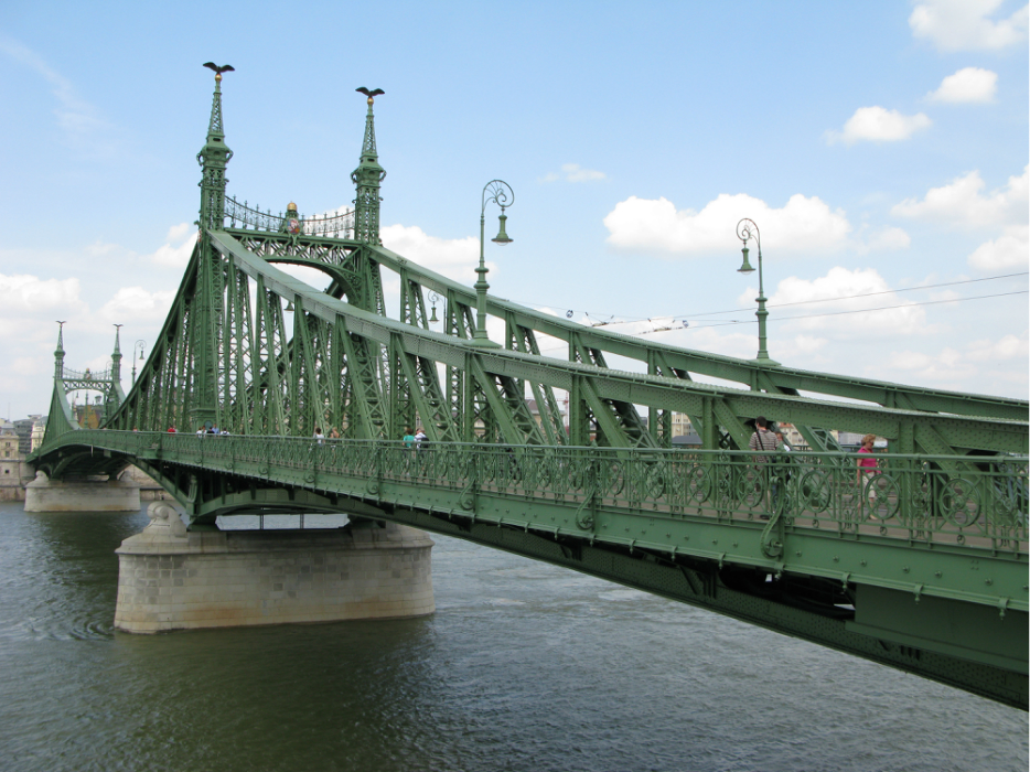 锁链桥自由桥匈牙利多瑙河上最美丽的桥