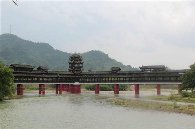 土家建筑精髓凉亭桥所谓的风雨桥