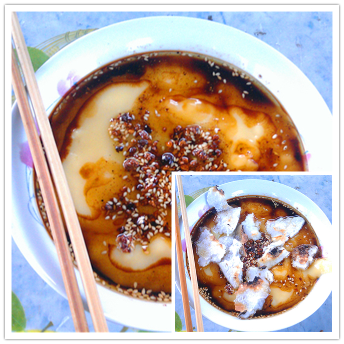 腾冲 自由行攻略稀豆粉粑粑:是腾冲当地的特色吃法,早上来一碗热乎乎