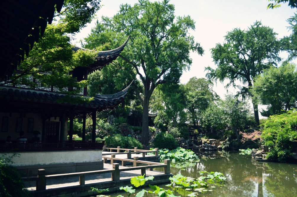 記得老師在很早之前就告訴過我們,中國古代園林藝術在世界建築史裡都