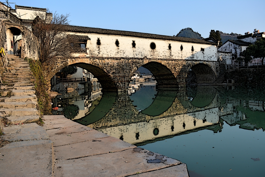 探觅徽州——北岸廊桥