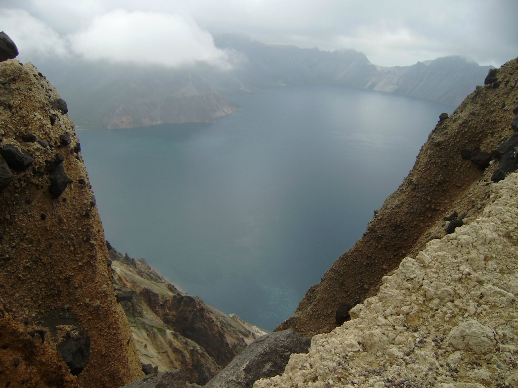 長白山天池湖泊最深海拔最高的火山湖