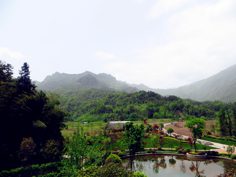 花水湾——西岭镇(直行)——西岭雪山茶地坪(即西岭雪山大飞水景区)