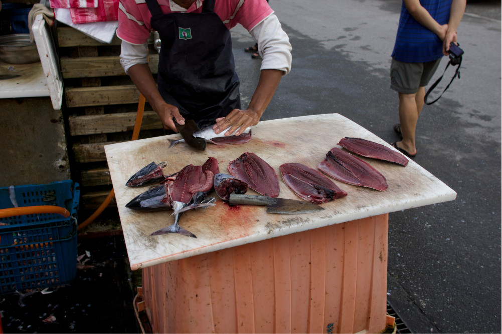 现买现屠DIY生鱼片