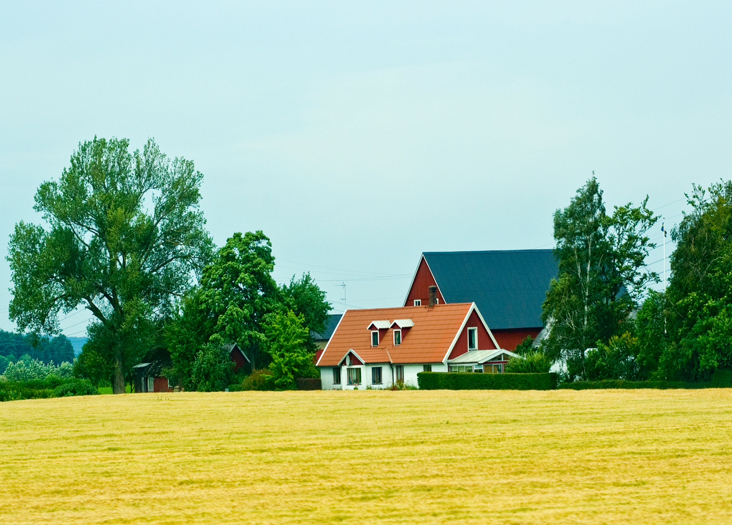 丹麦农村房子图片