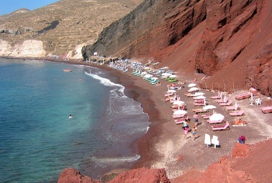 出境旅游目的地推荐爱琴海最美的日落圣托里尼