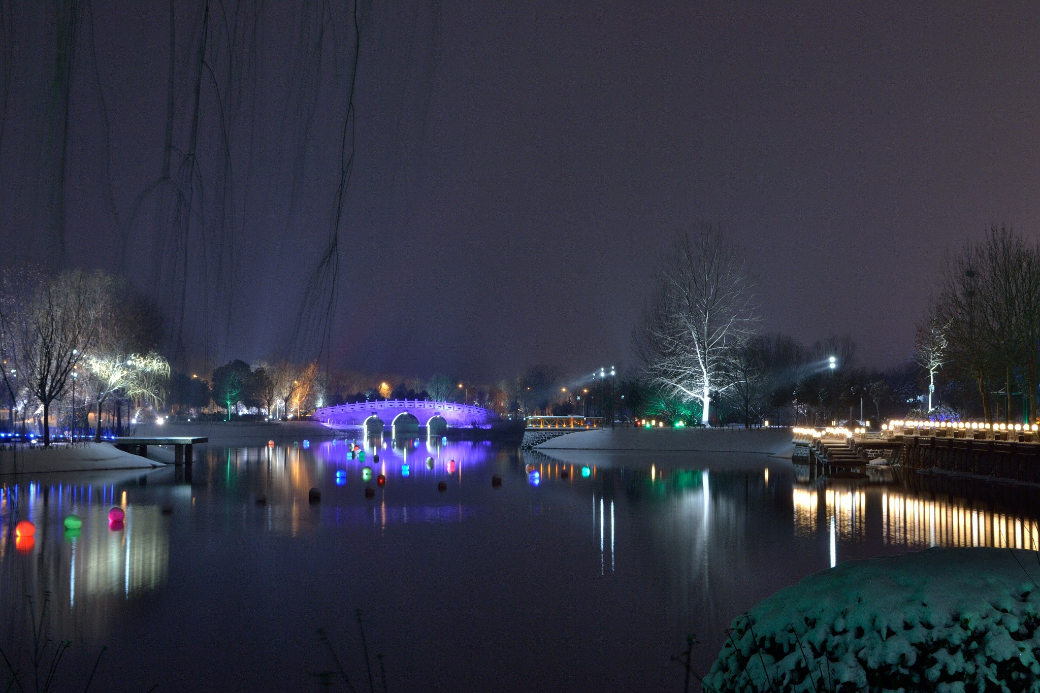 雪中漫步---白龟湖湿地