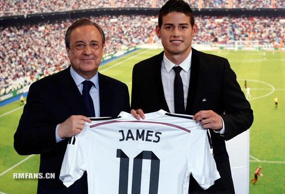 世界杯最佳射手j罗转会皇马