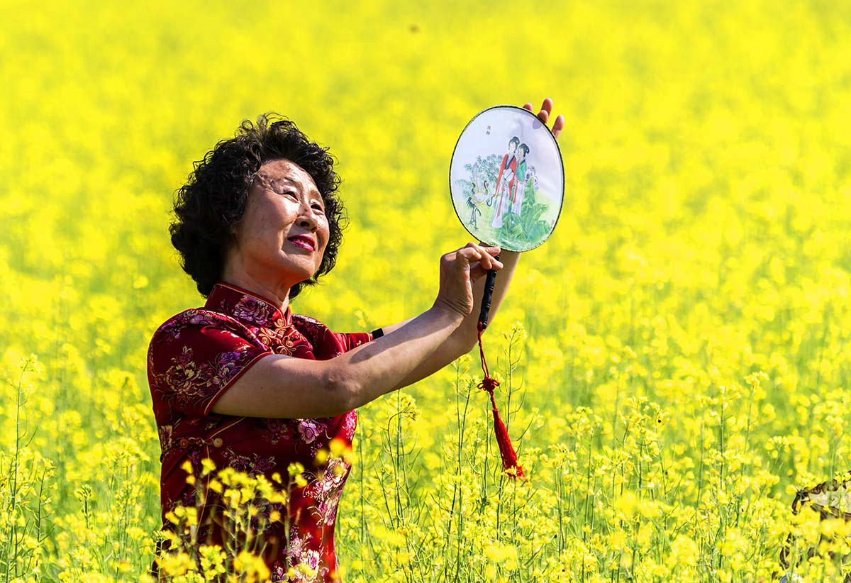 杨敬玮辽宁大连普湾新区复州湾街道裴屯村东北第一油菜花田