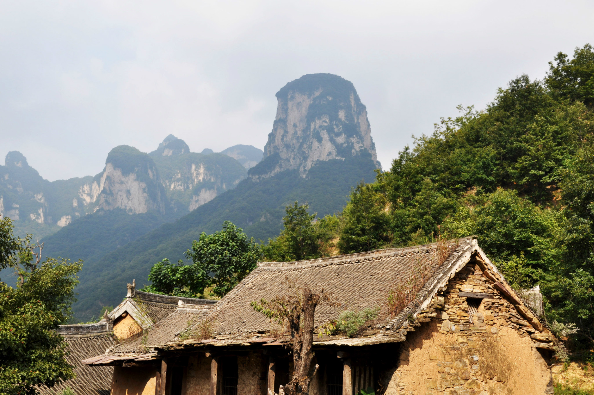 攀登阳城五斗山