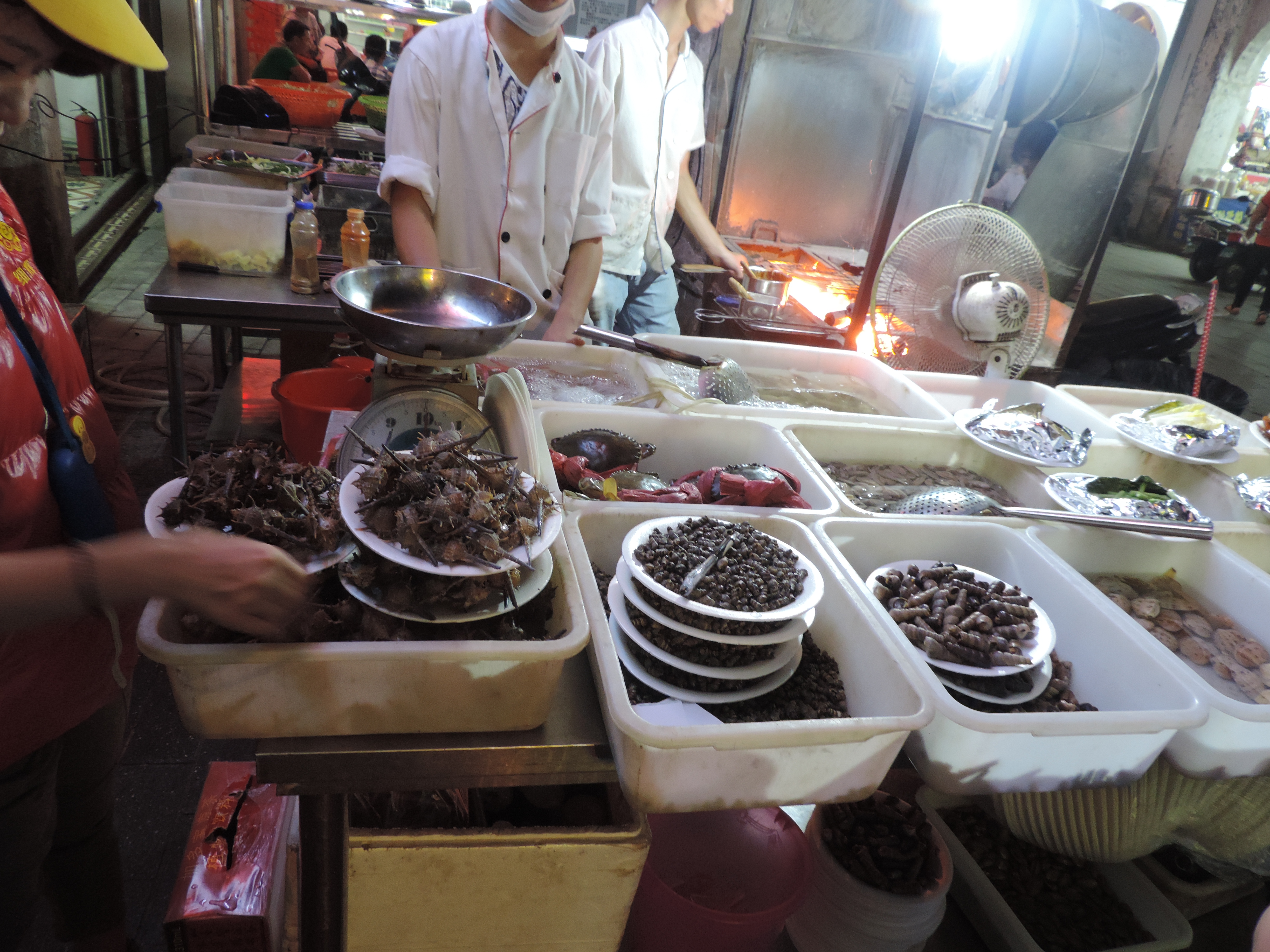 北海美食-细辉炒螺