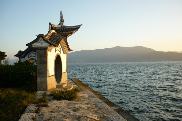 就想在这呆一辈子村内安静祥和宁静以致远龙龛,洱海边离大理古城最近