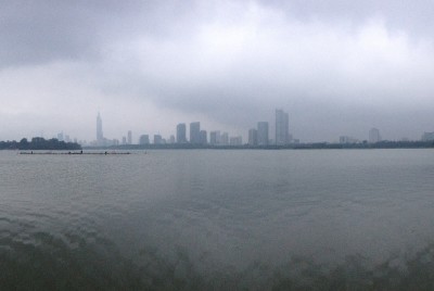 清晨的南京玄武湖