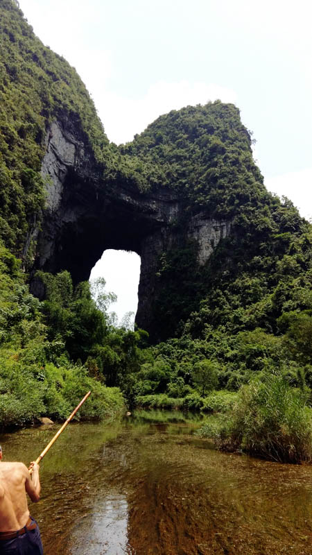 鬼斧神工穿山洞,清流翠竹美景廊——广西罗城怀群天门风景区掠影,罗城
