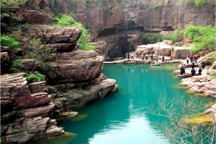 焦作云台山2日纯玩游赠保险红石峡茱萸峰子房湖猕猴谷