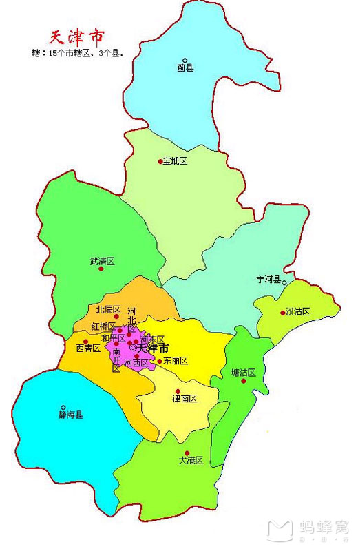 天津河北区月牙河地图图片