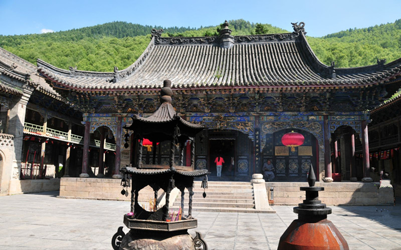 五台山汽车2日游品养生素斋览八大寺庙赠祈福平安果每成人一颗