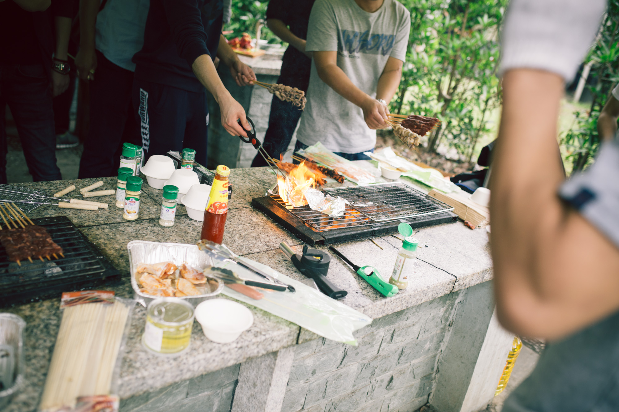 顾村公园烧烤记暨视频后端组直播后台组teambuilding