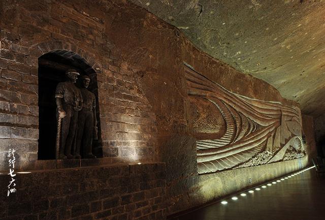 波兰波兰的瑰宝维利奇卡地下盐宫