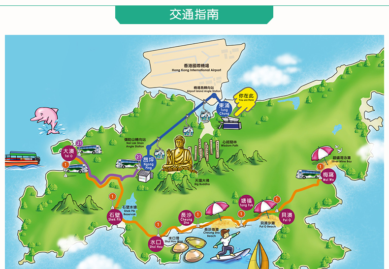 香港旅游门票昂坪360缆车票 大屿山文化探索导赏团
